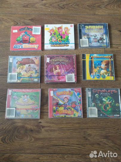 Компьютерные игры детские диски для пк