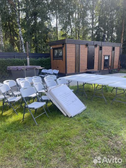 Аренда шатров, столов, стульев