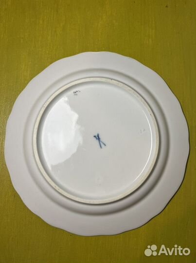 Тарелка Мейсен Meissen старинная