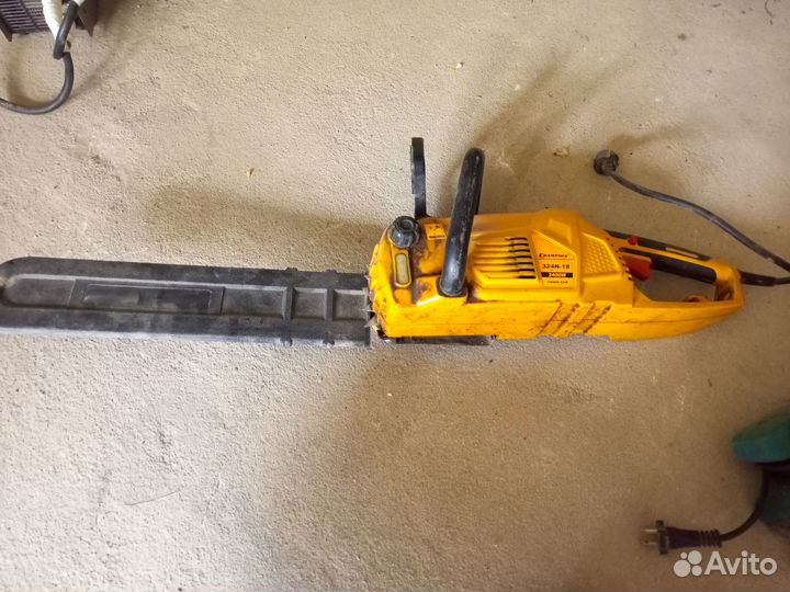 Пила цепная электрическая бу