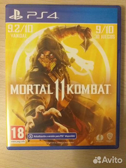 Диск Mortal Kombat 11 на Playstation 4