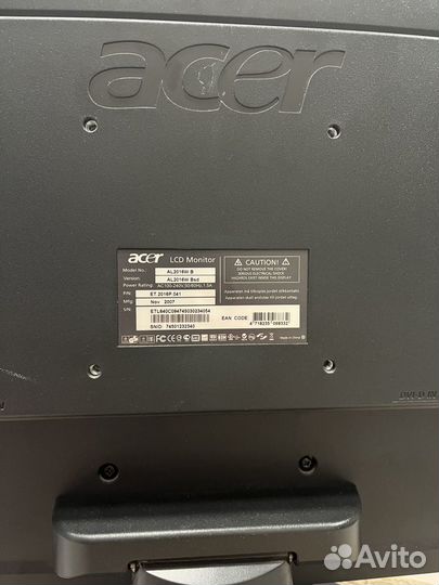 Монитор Acer AL2016W B