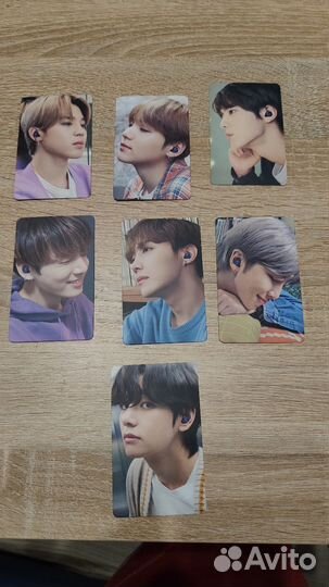 Официальные карточки BTS Samsung Buds+