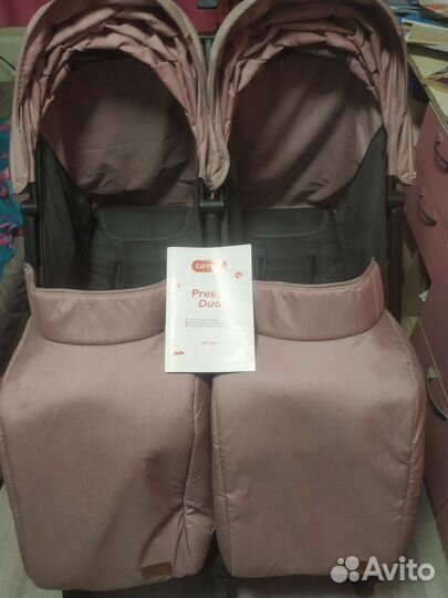 Прогулочная коляска для двойни бу