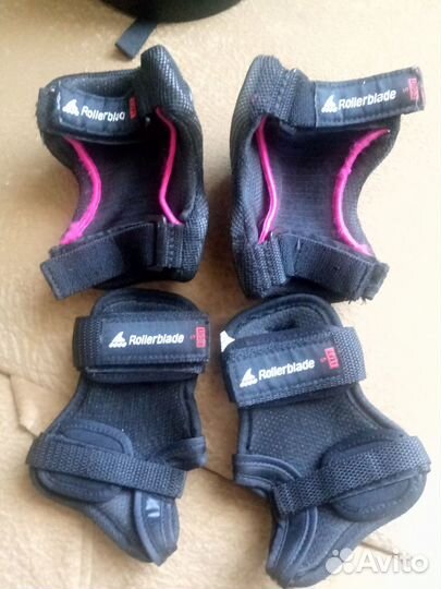 Шлем-каска детская и защита д/рук (локти,запястья)