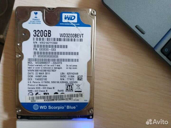 Жесткий диск wd320 2.5
