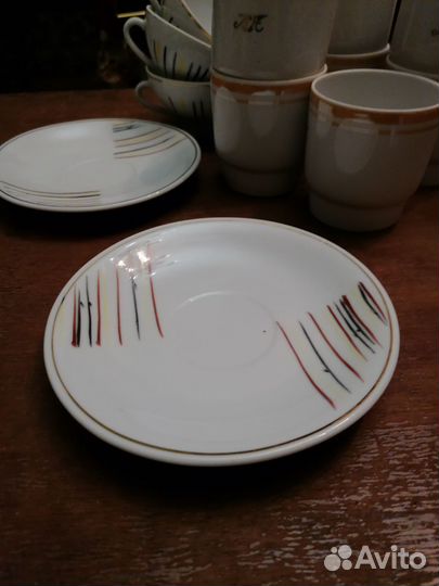 Набор столовой посуды СССР винтаж