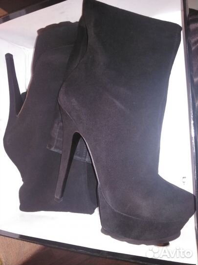 Сапоги натуральная замша (велюр)