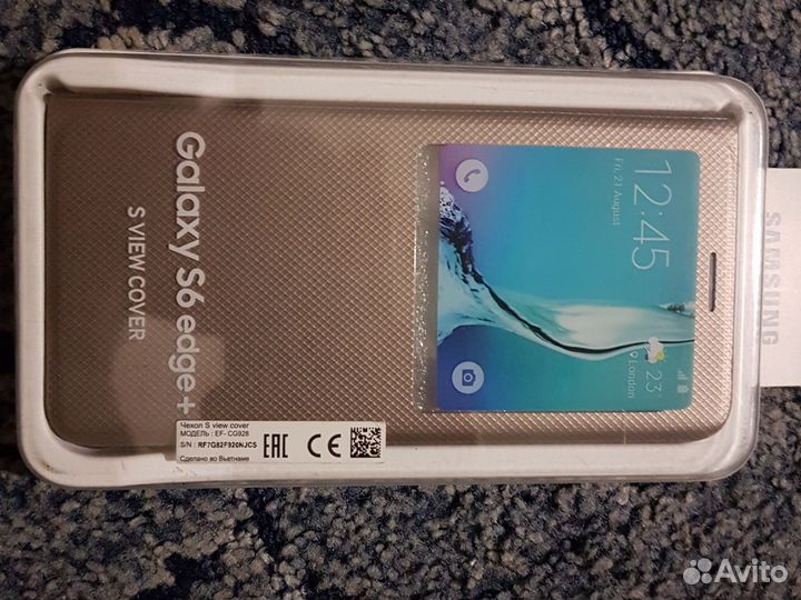 Чехол книжка Samsung Galaxy S6 edge +