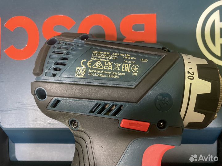 Шуруповерт Bosch GSR 18v 60fc