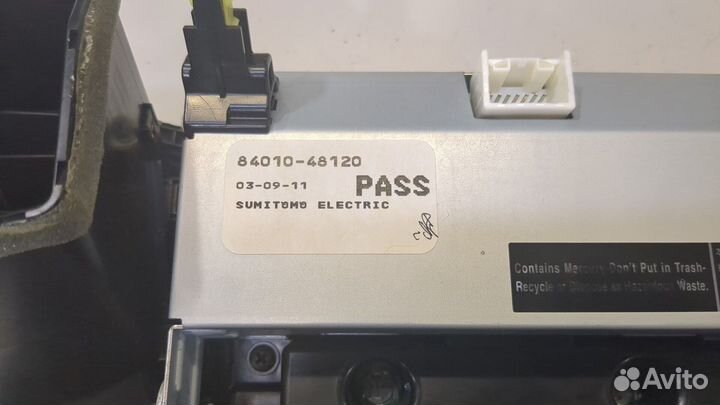 Переключатель отопителя Lexus RX, 2004