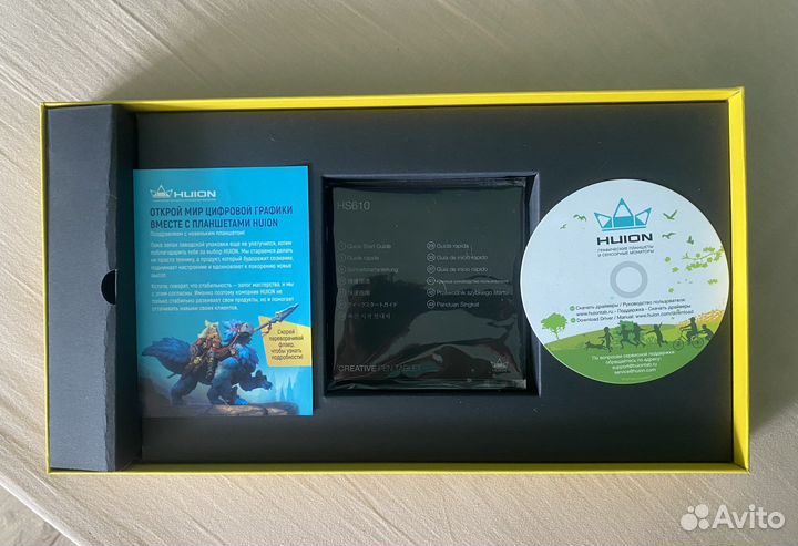 Новый графический планшет huion HS610