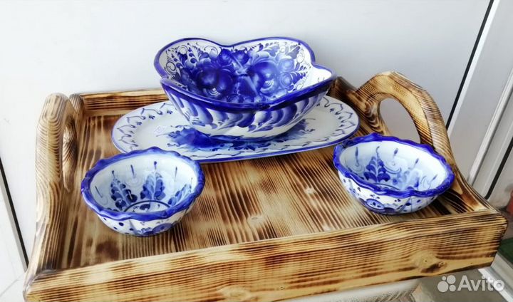 Подносы из дерева