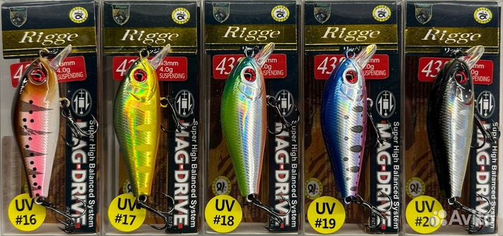 Воблеры Zipbaits Rigge 43SP