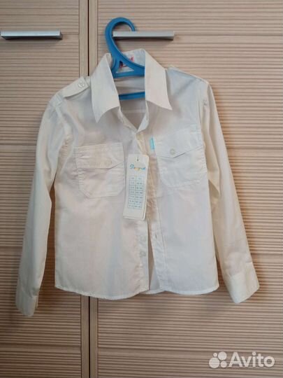 Рубашка белая для мальчика