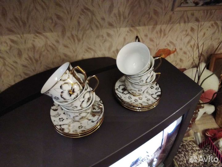 Кофейный сервиз. Фарфор