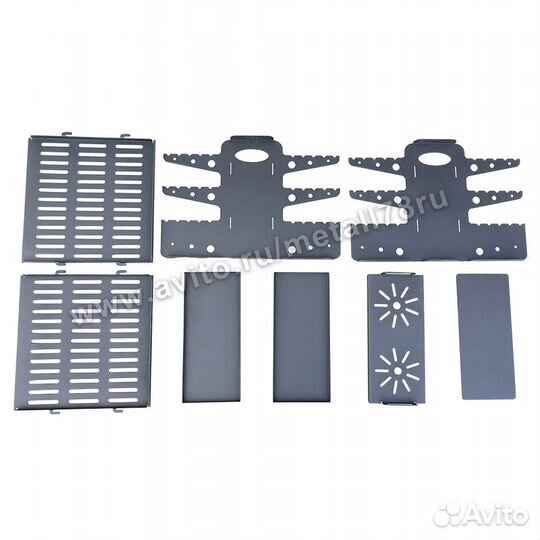 Мангал вертикальный, Мангал + гриль