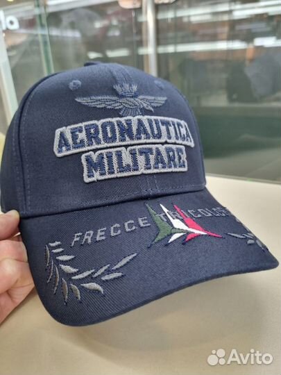 Бейсболка aeronautica темно-синий