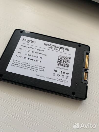 SSD Kingfast F6 Pro 240 гб SATA 2710DCS23-240