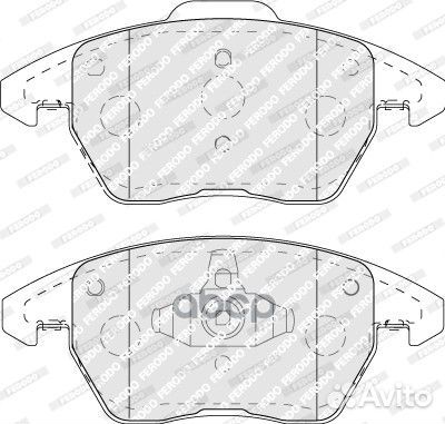 Колодки пер.audi A1 11-18/VW jetta IV 10-18 FDB