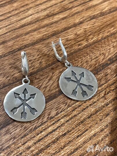 Серебряные серьги