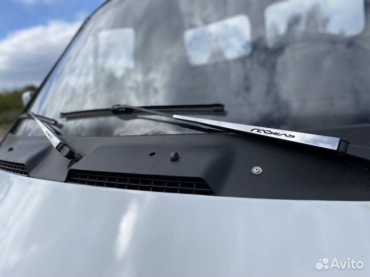 Накладки на дворники нержавейка газель N Б