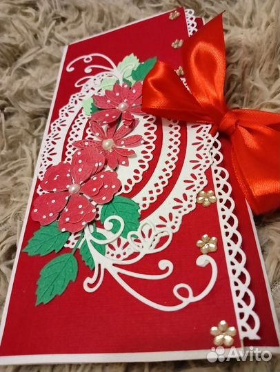 Конверт для денег ручной работы