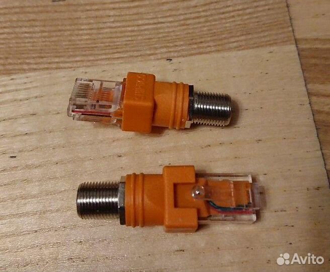 Переходник RJ45 на F