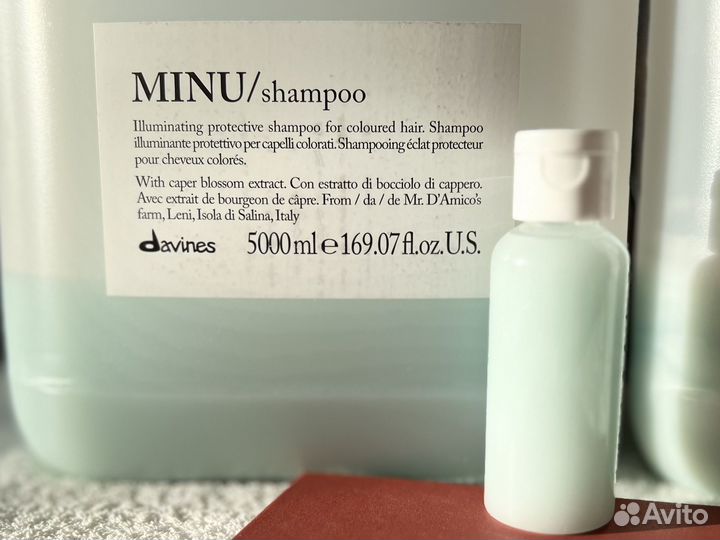 Davines minu шампунь/кондиционер 50 мл