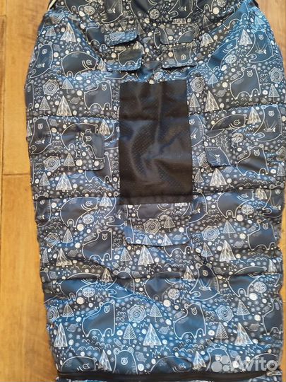 Зимний конверт в коляску или санки