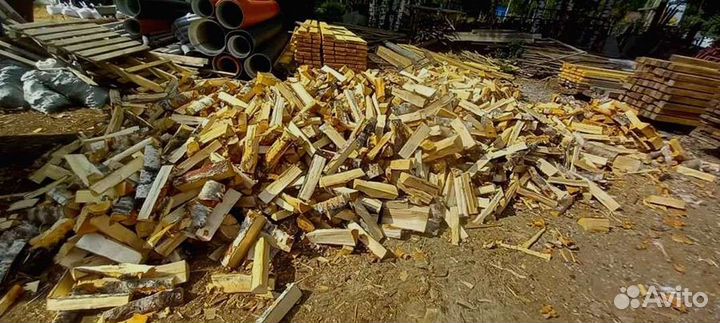 Дрова березовые. Колотые