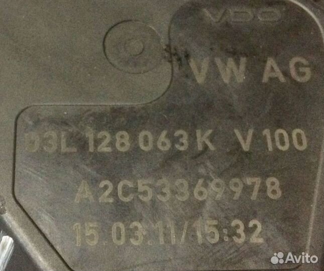 Дроссель Пассат Б7