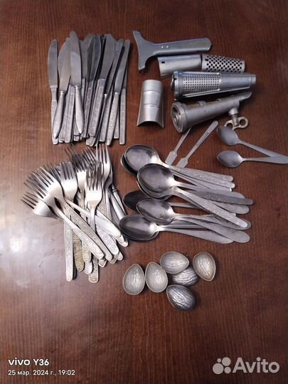 Ложки вилки ножи нерж