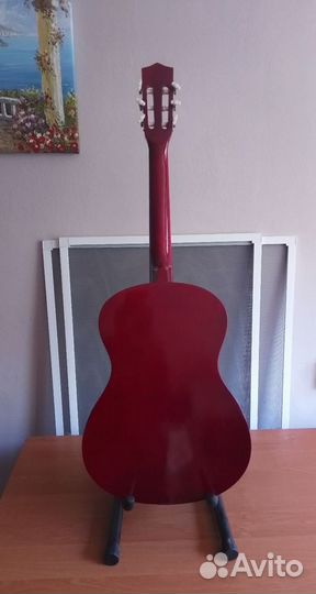 Гитара новая 3.4 струны пластик покрытие глянец