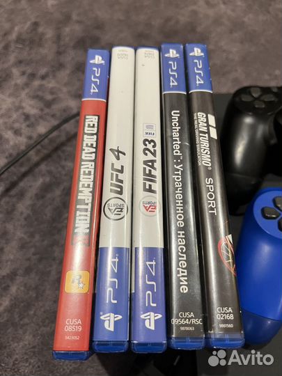 Sony playstation 4 slim 500gb с играми