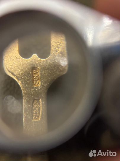 Вилочка для лимона серебро 875 проба