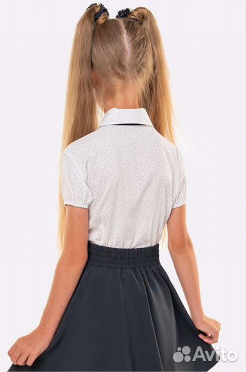 Блузка школьная 134р