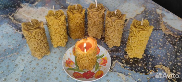 Свечи с натурального воска