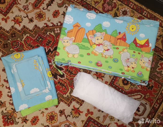Детское постельное белье (новое)