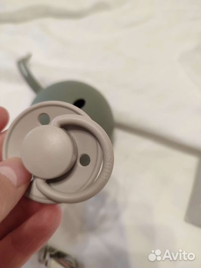 Соска bibs, контейнер mushie, держатель+спальник