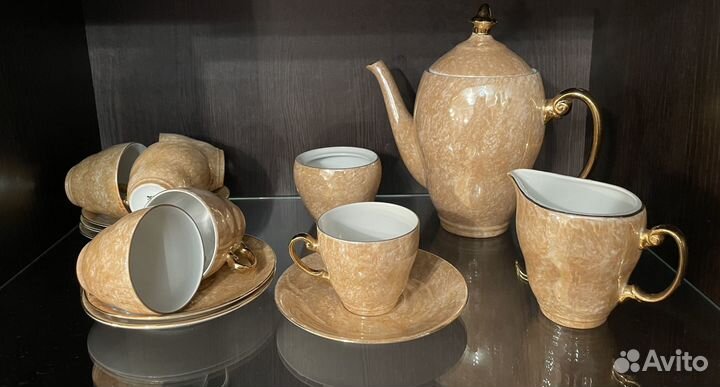 Винтажный кофейный сервиз