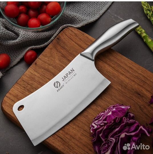 Набор кухонных ножей с подставкой. Японская сталь