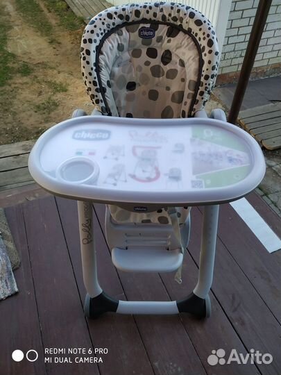 Стульчик для кормления chicco polly progress 5