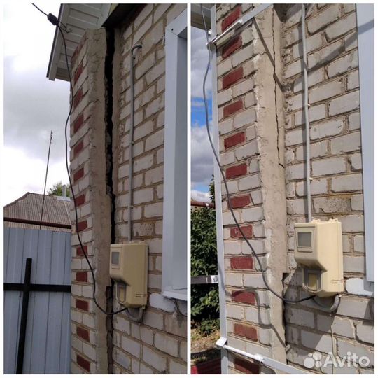 Выполним стяжку домов от трещин