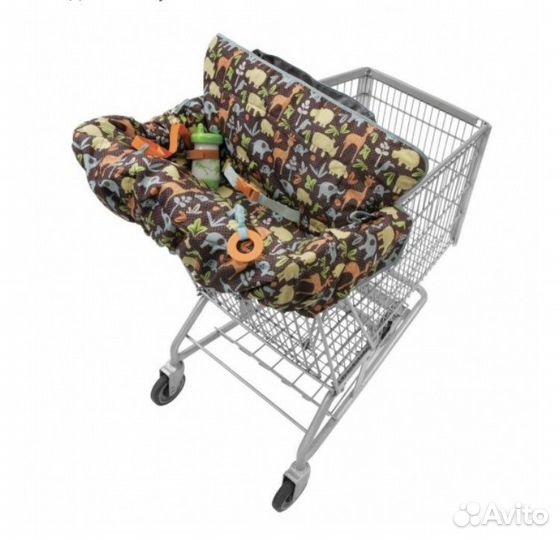 Накидка на продуктовую тележку для ребенка 