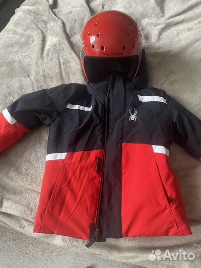 Spyder куртка и шлем горнолыжный Salomon