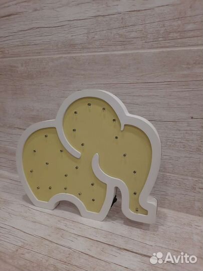 Светильник ночник слонёнок