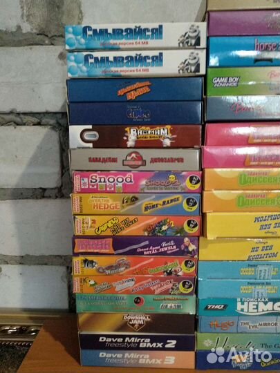 GameBoy Advance картриджи