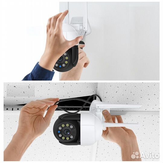 Поворотная купольная WI-FI IP камера (уличная),PTZ