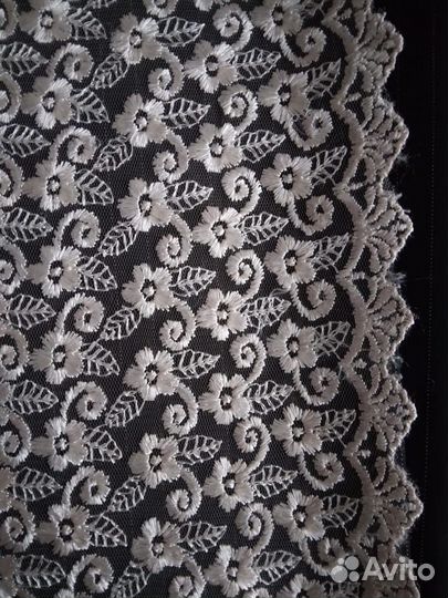Ткань кружево на сетке
